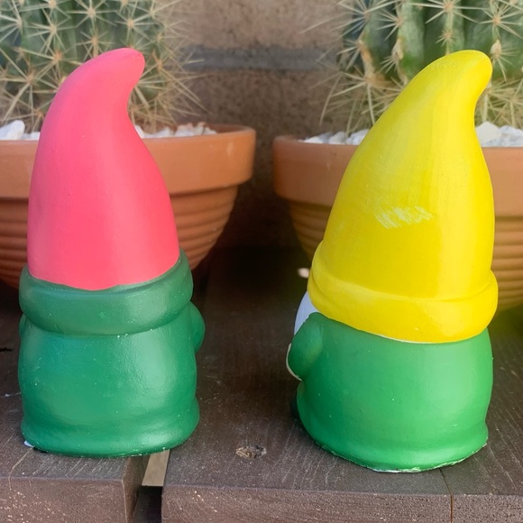 Vibrant Red and Yellow Decor Accents with Fruit-Inspired Hats - Picture 3 of 4